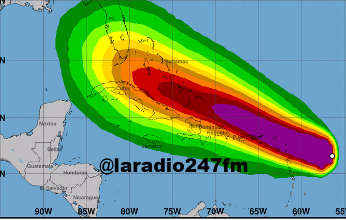 Huracán Irma aumenta a categoría cinco; Onamet advierte a la población estar alerta