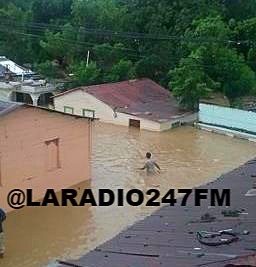 Ríos desbordados provocan grandes inundaciones en San Francisco de Macorís