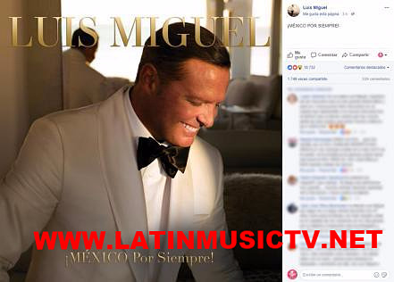 Luis Miguel presentó la portada de su nuevo disco