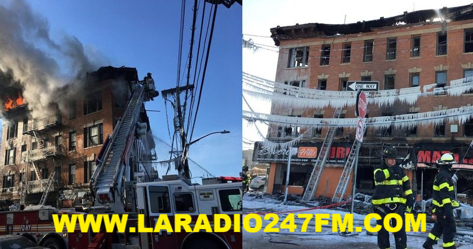 Aumentan a 22 los heridos en incendio en edificio de El Bronx