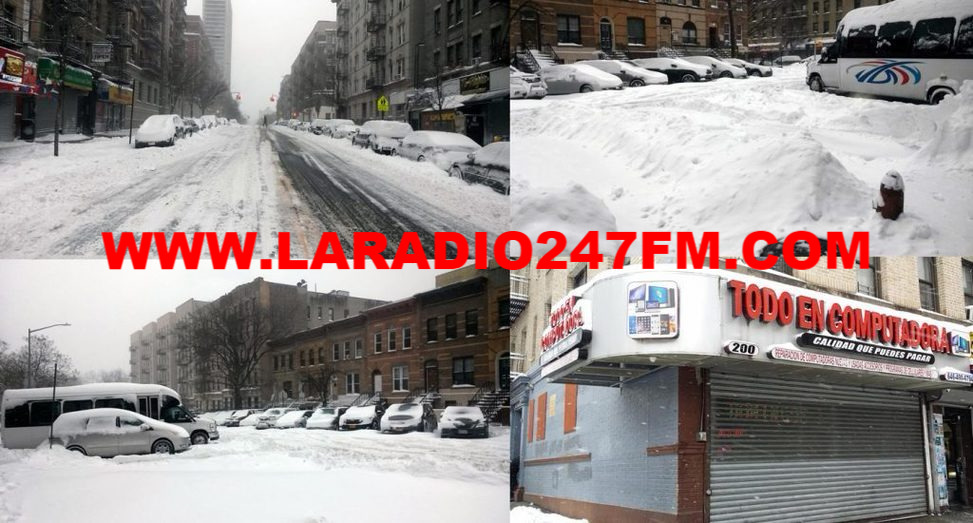 Tormenta invernal obligo cierre de negocios, reduce tránsito y provoca accidentes en NY