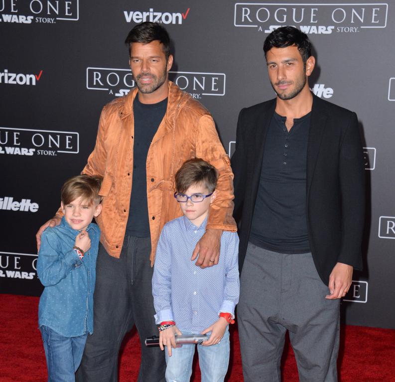 Hijos de Ricky Martin ya son preadolescentes