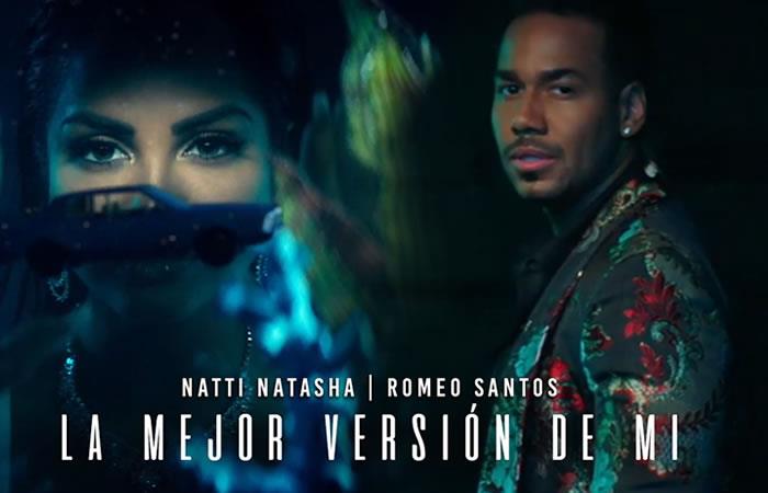 Natti Natasha y Romeo Santos juntos en “La mejor versión de mi remix”