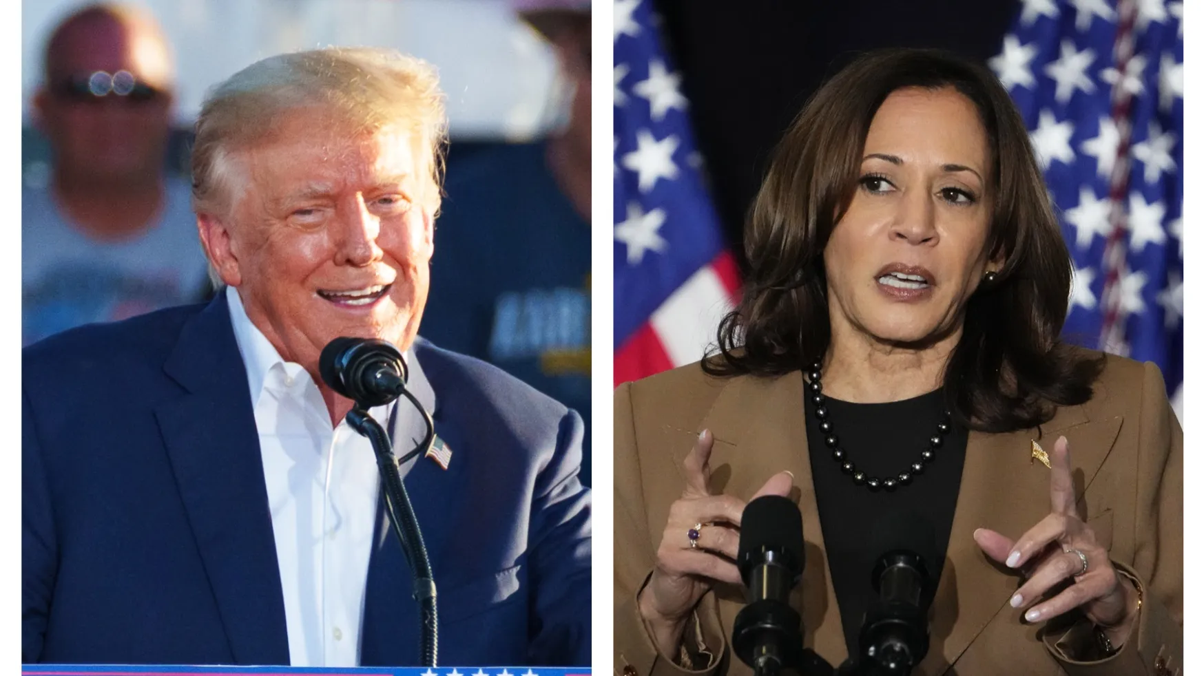 Harris y Trump recorren Michigan, donde las encuestas los muestran empatados